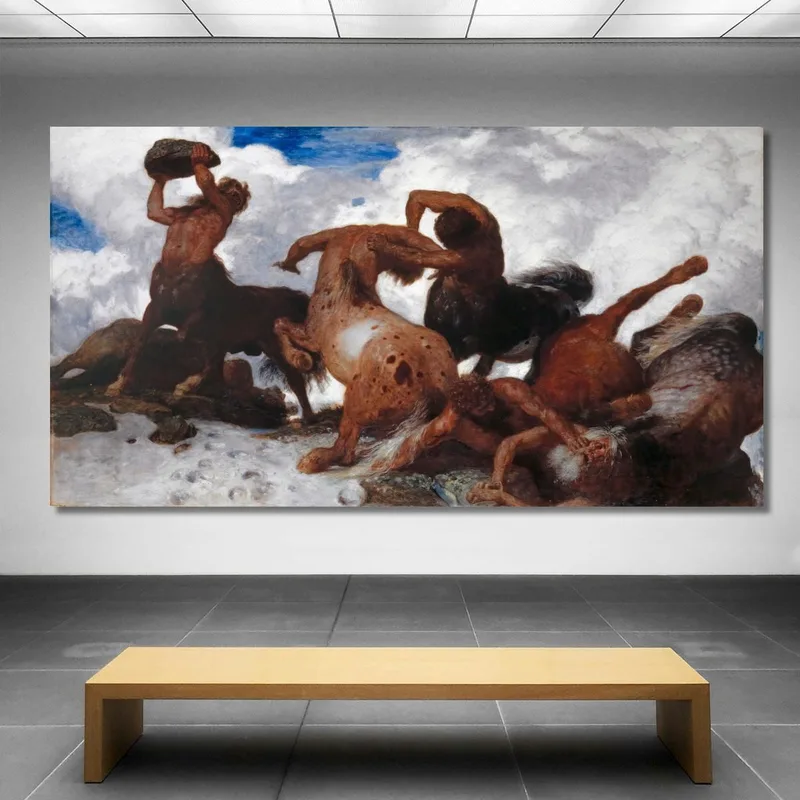 Batalla Del Centauro Arnold Böcklin