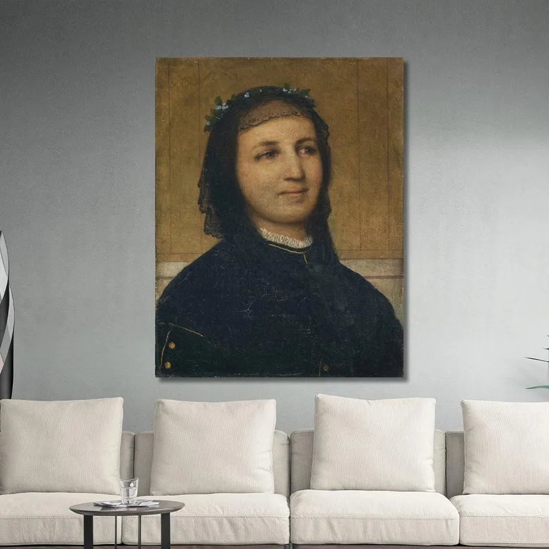 Portrait De Margaretha Antoinette Mähly-Schermar Arnold Böcklin