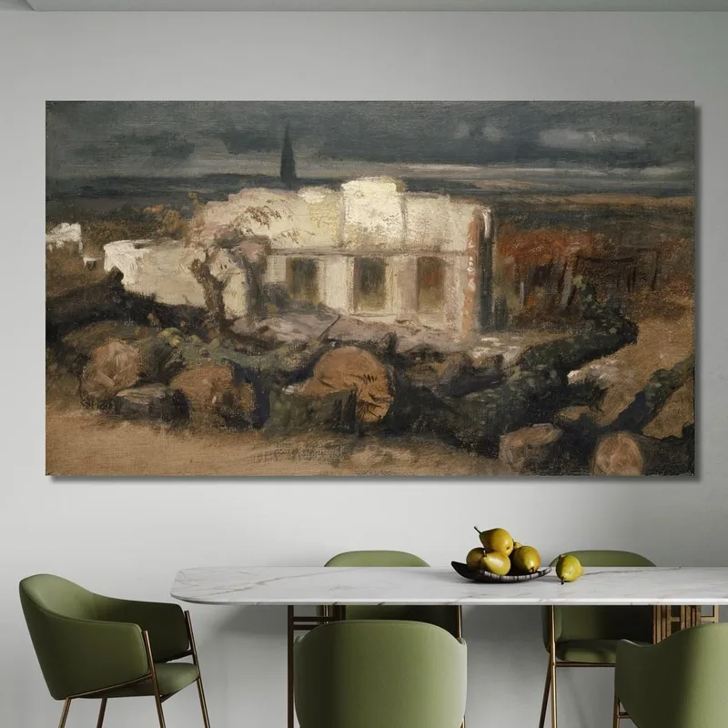 Casa Distrutta Vicino A Kehl Arnold Böcklin