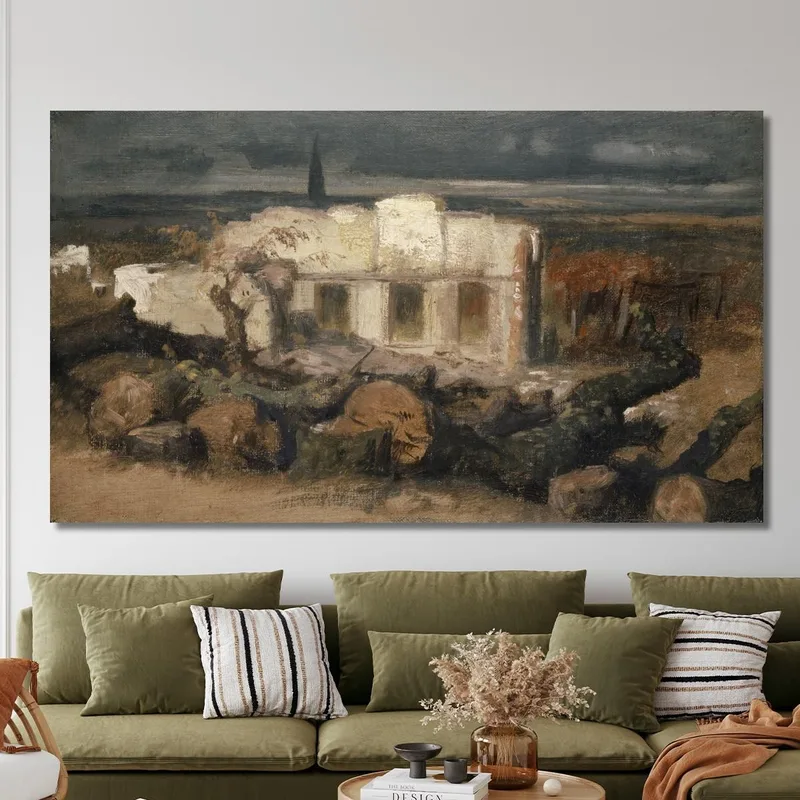 Casa Distrutta Vicino A Kehl Arnold Böcklin