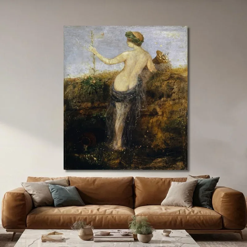 Ninfa Con Cornucopia Arnold Böcklin