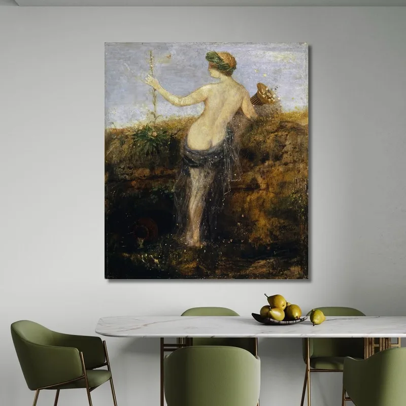Ninfa Con Cornucopia Arnold Böcklin