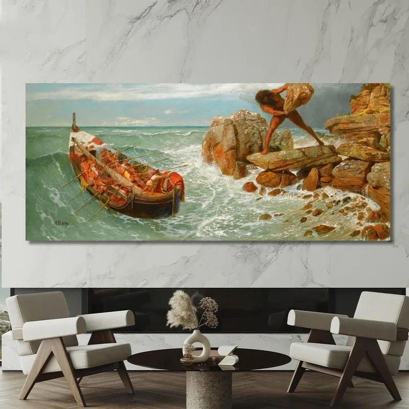 Odisseo E Polifemo Arnold Böcklin