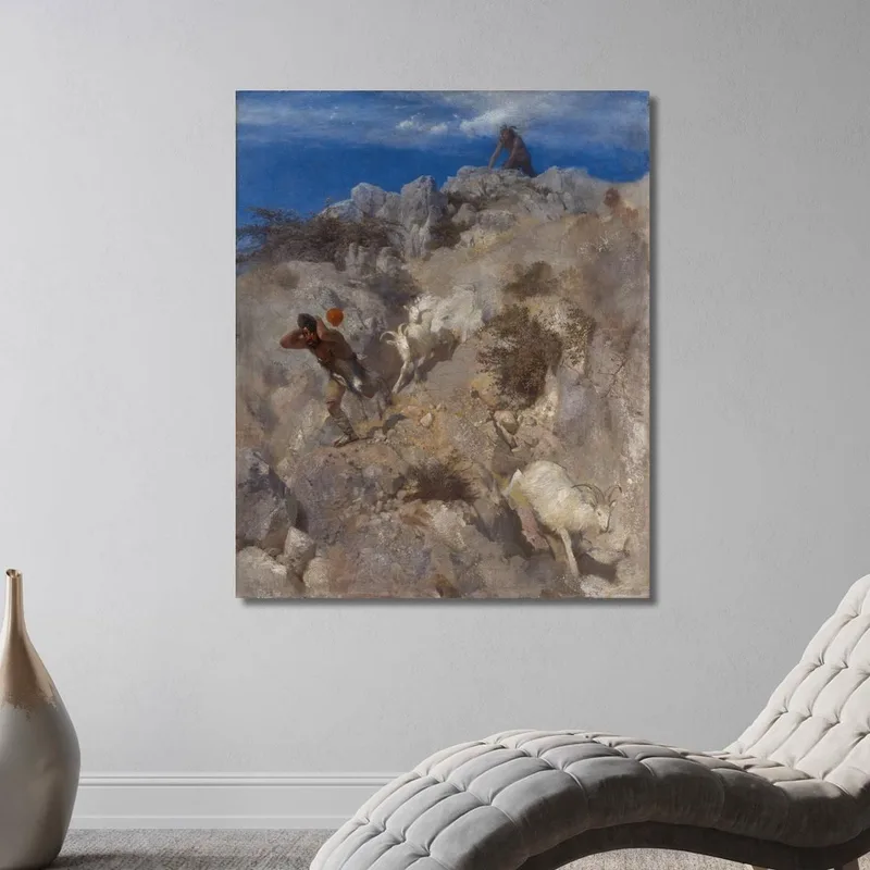 Pan Spaventa Un Pastore Terrorizzato Dal Panico Arnold Böcklin