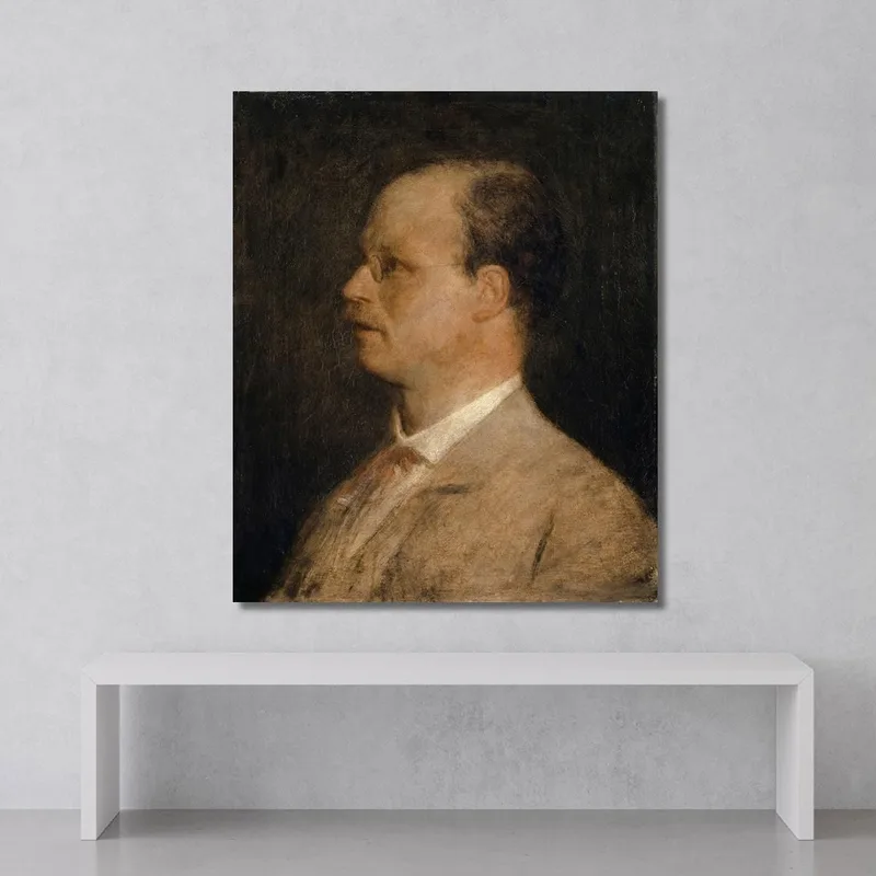 Portrait Prof. Fritz Burckhardt-Brenner Arnold Böcklin