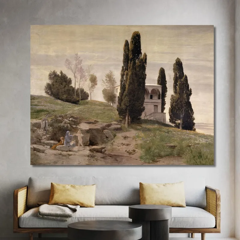 Descanso En La Huida A Egipto Arnold Böcklin