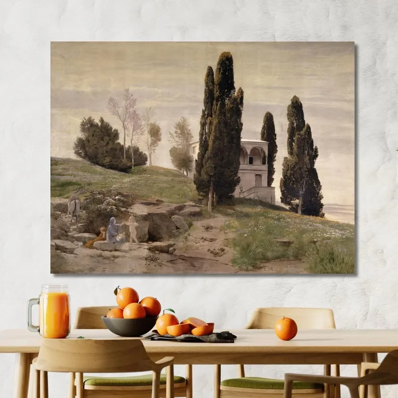 Descanso En La Huida A Egipto Arnold Böcklin