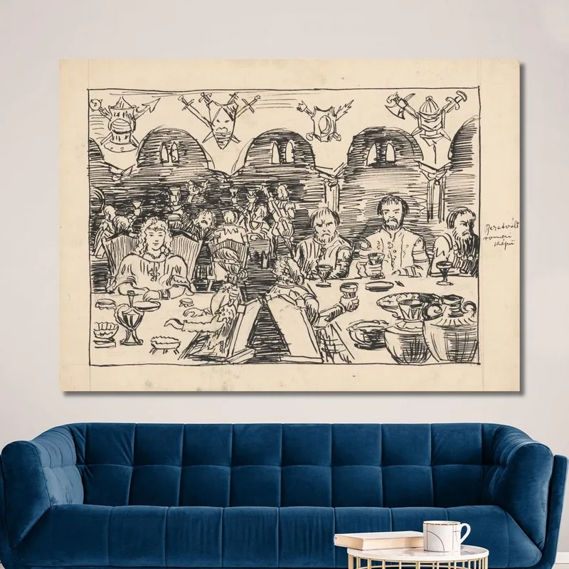 Fairy Tale Illustration Arnold Peter Weisz-Kubínčan