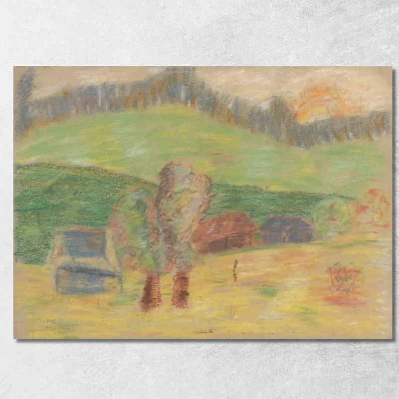 Heuscheune Arnold Peter Weisz-Kubínčan drucken auf leinwand