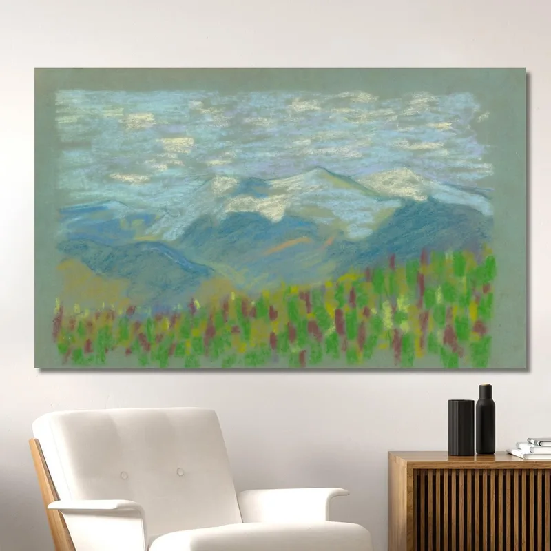 Hilly Landscape 2 Arnold Peter Weisz-Kubínčan