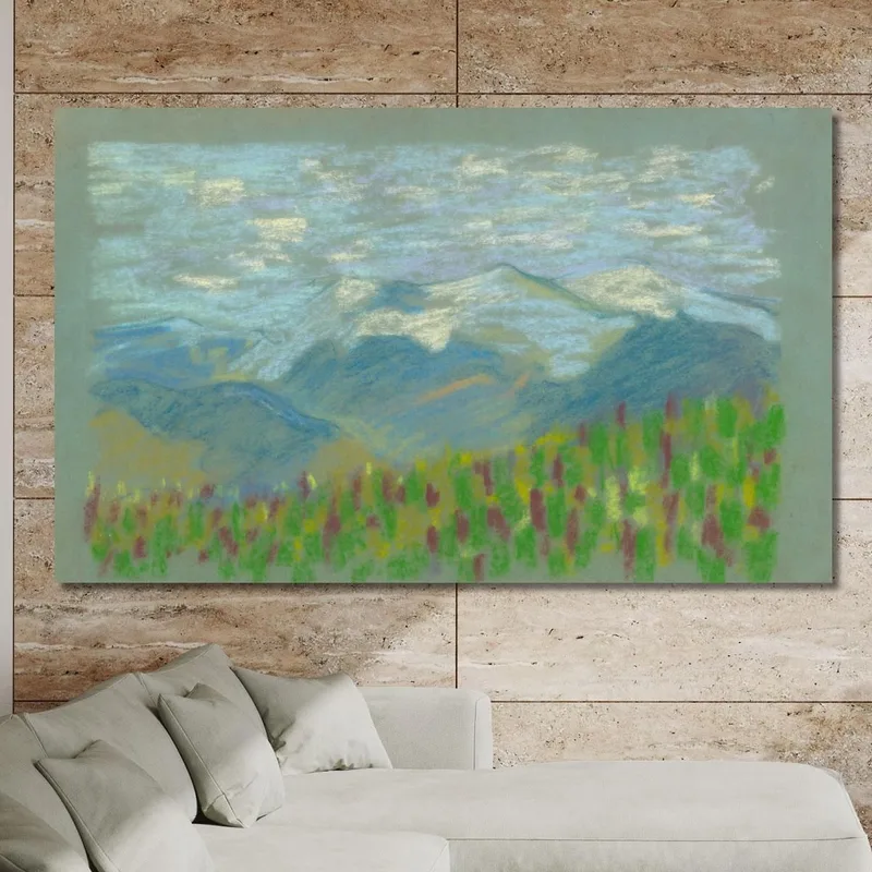 Hilly Landscape 2 Arnold Peter Weisz-Kubínčan