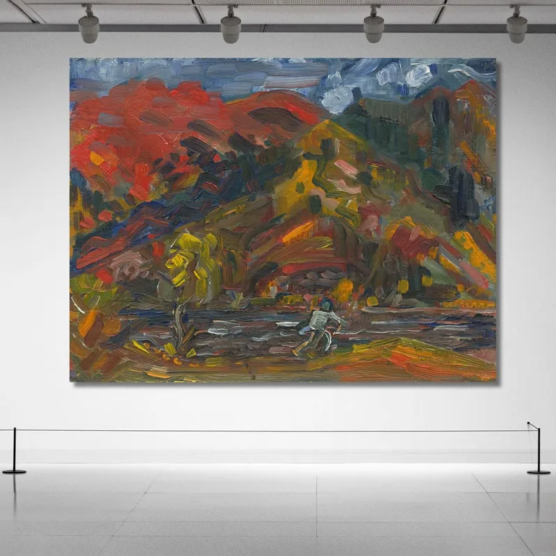 Man On The River Bank Arnold Peter Weisz-Kubínčan
