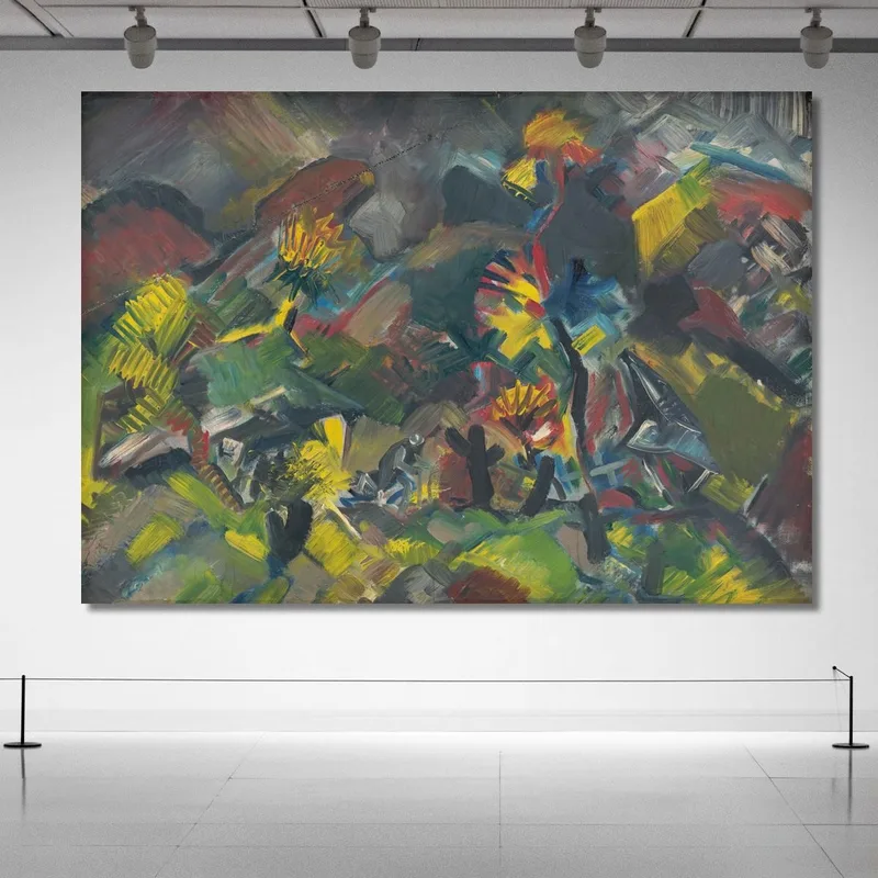 Mountain Landscape Arnold Peter Weisz-Kubínčan