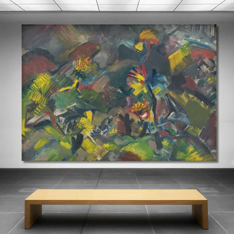 Mountain Landscape Arnold Peter Weisz-Kubínčan