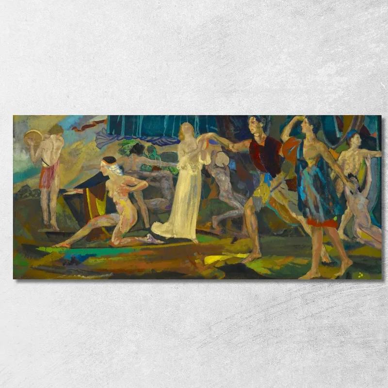 Freschezza Del Ferito Arthur Bowen Davies quadro stampa su tela