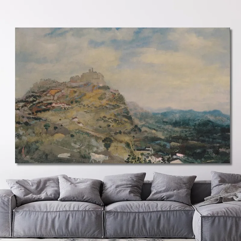 Italienische Hügelstadt​ Arthur Bowen Davies