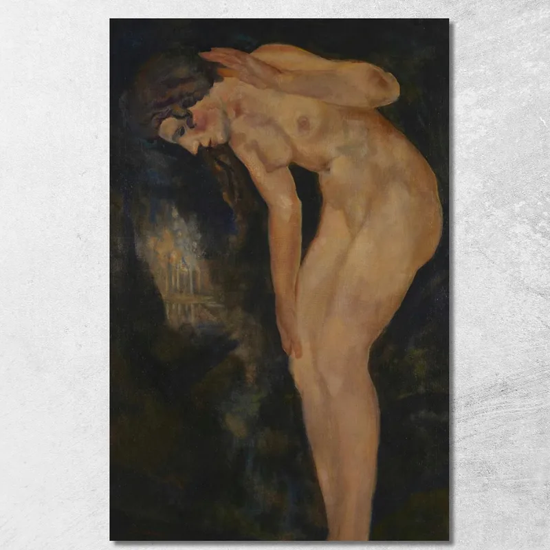Sorgente Arthur Bowen Davies quadro stampa su tela