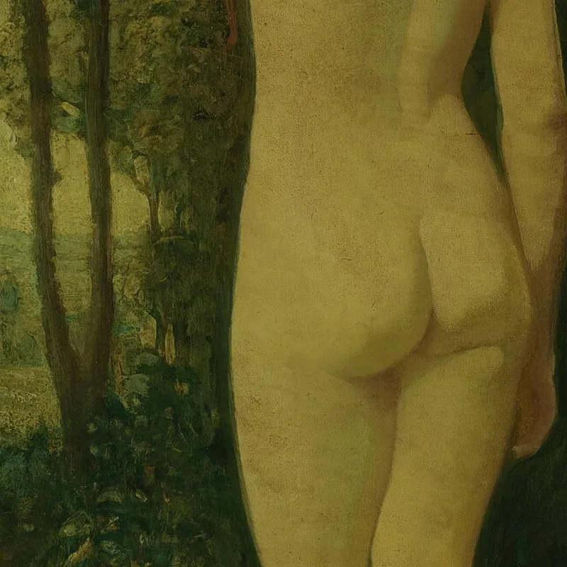 Nudo In Piedi Arthur Bowen Davies
