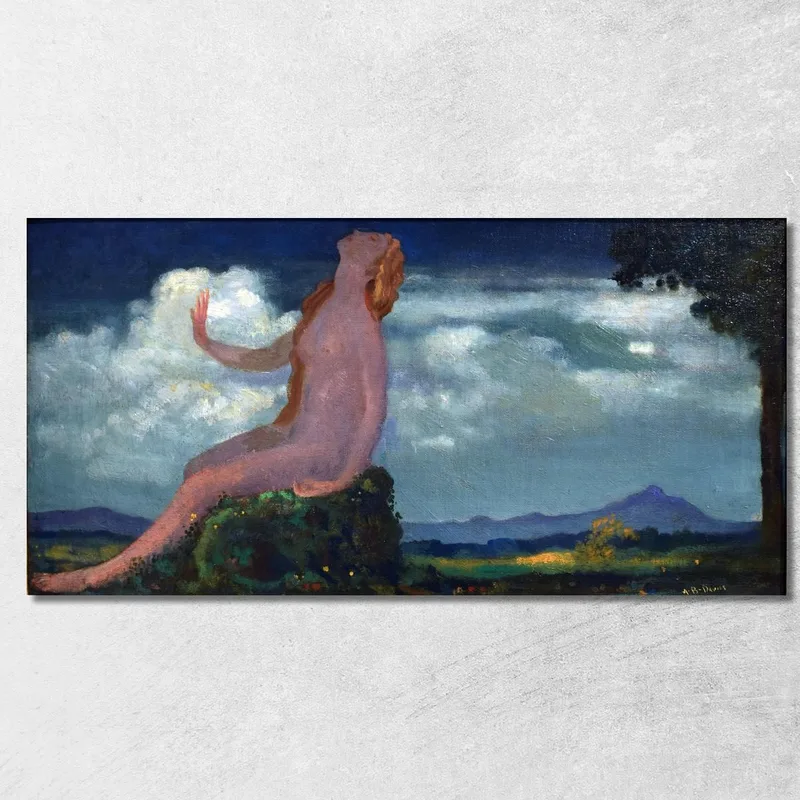 L’Ombra Di Una Dama Arthur Bowen Davies quadro stampa su tela