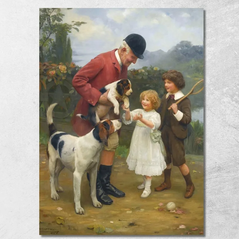Lo Mejor De La Camada Arthur John Elsley cuadro en lienzo