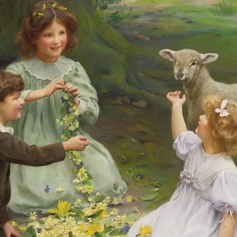 La Joie Du Printemps Arthur John Elsley