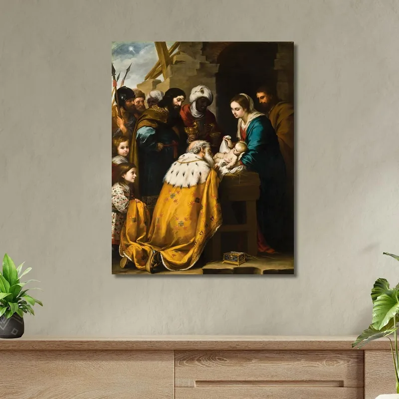 Adoration Des Mages Bartolomé Estebán Murillo