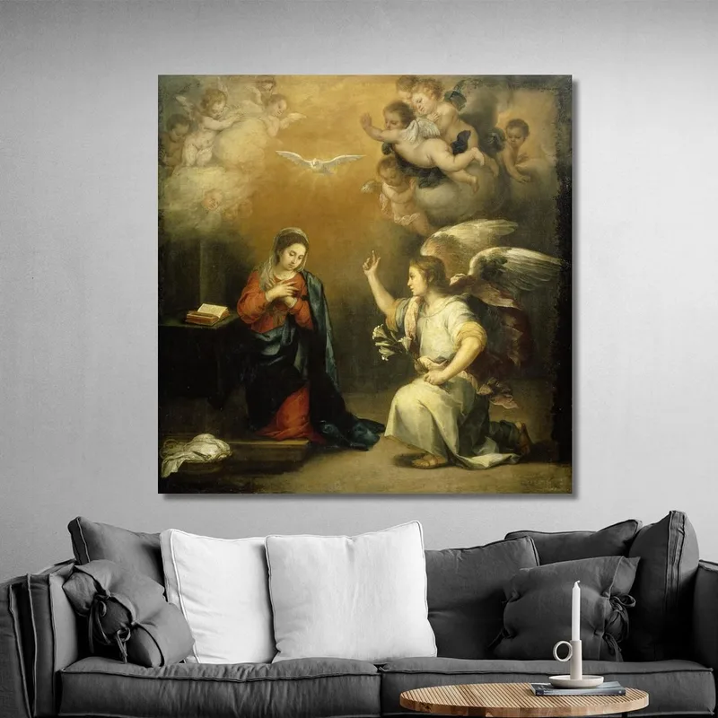 Anunciación A La Virgen Bartolomé Estebán Murillo