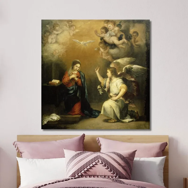 Anunciación A La Virgen Bartolomé Estebán Murillo