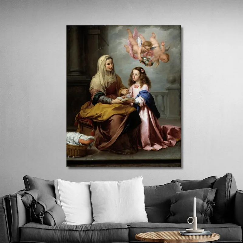 Éducation De La Vierge Bartolomé Estebán Murillo