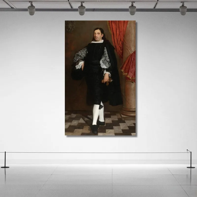 Ritratto Di Un Gentiluomo, Presumibilmente Un Membro Della Famiglia Ostigliani Bartolomé Estebán Murillo