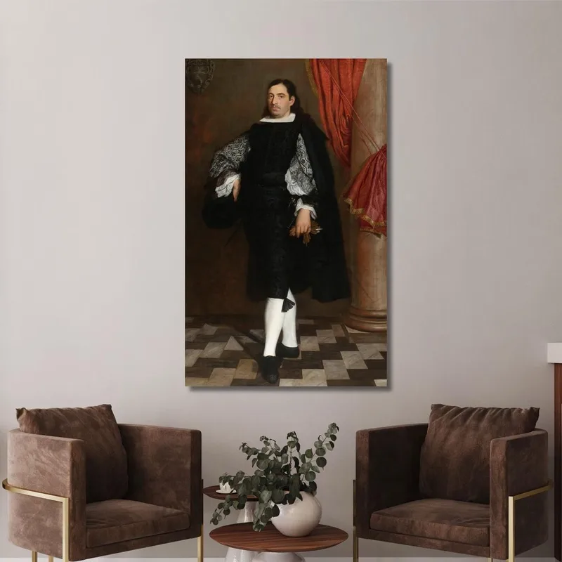 Ritratto Di Un Gentiluomo, Presumibilmente Un Membro Della Famiglia Ostigliani Bartolomé Estebán Murillo