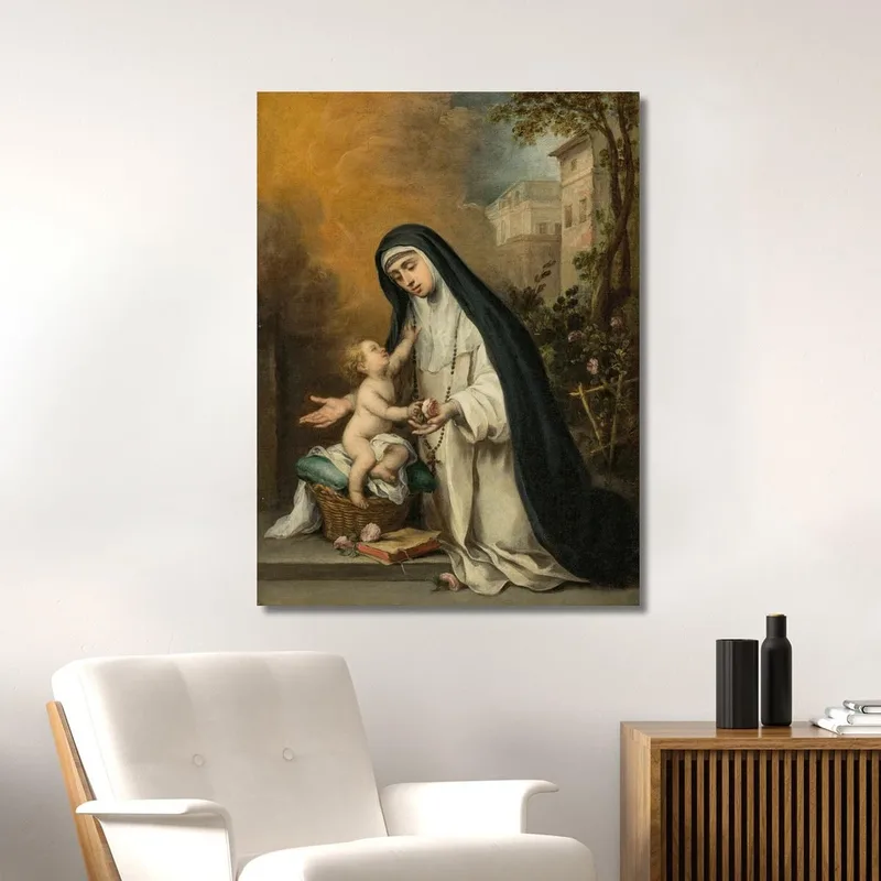 Santa Rosa De Lima Bartolomé Estebán Murillo