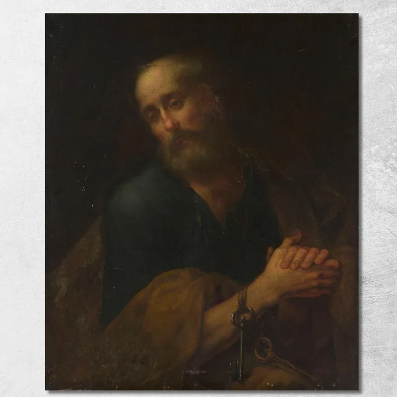 San Pietro Bartolomé Estebán Murillo quadro stampa su tela
