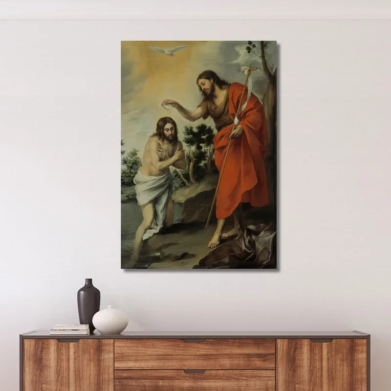 El Bautismo De Cristo Bartolomé Estebán Murillo