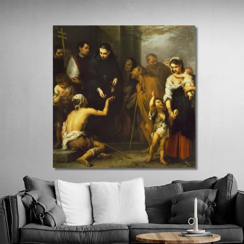 La Carità Di San Tommaso Di Villanova Bartolomé Estebán Murillo