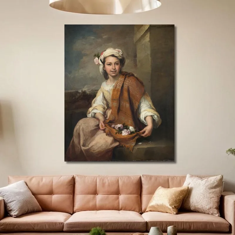 La Vendedora De Flores Bartolomé Estebán Murillo