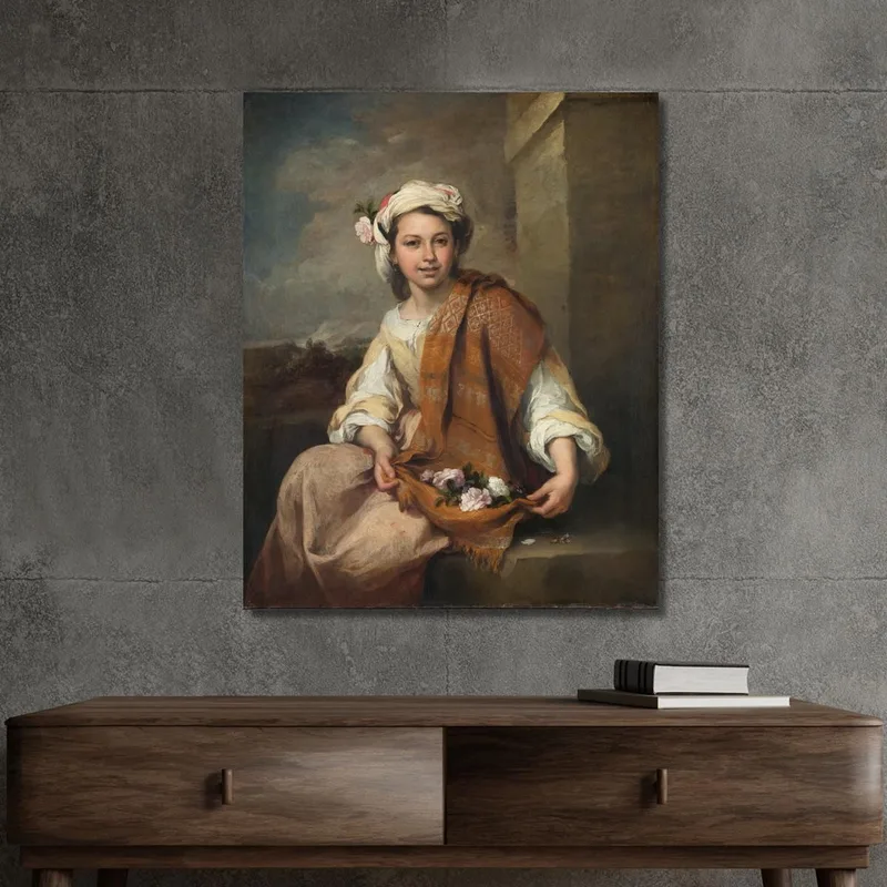 La Vendedora De Flores Bartolomé Estebán Murillo
