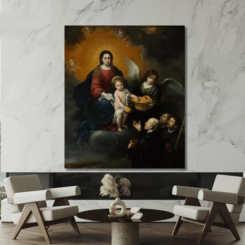 El Niño Jesús Repartiendo Pan A Los Peregrinos Bartolomé Estebán Murillo