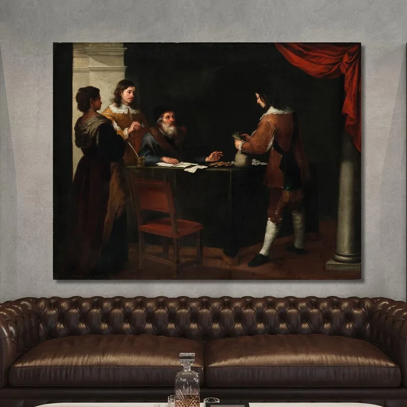 Il Figliol Prodigo Che Riceve La Sua Parte Bartolomé Estebán Murillo