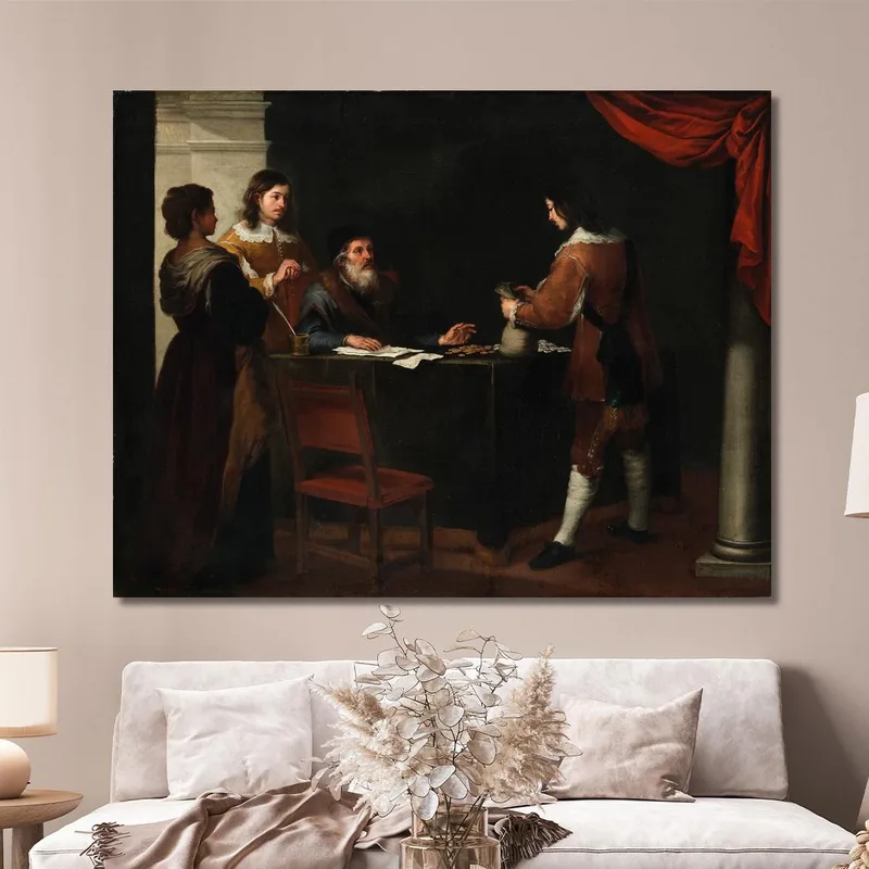 Il Figliol Prodigo Che Riceve La Sua Parte Bartolomé Estebán Murillo