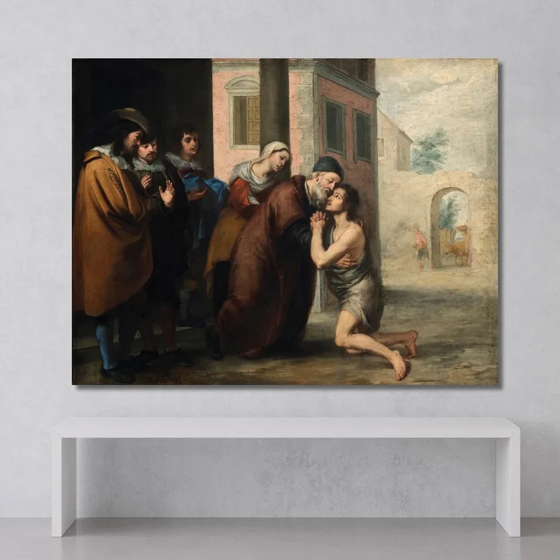 Die Rückkehr Des Verlorenen Sohnes Bartolomé Estebán Murillo