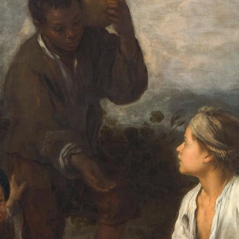 Drei Jungen Bartolomé Estebán Murillo
