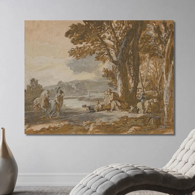 Un Paisaje Clásico Benjamin West