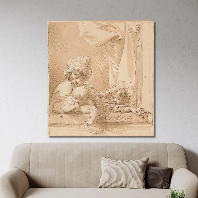 Una Madre E Due Figli Benjamin West