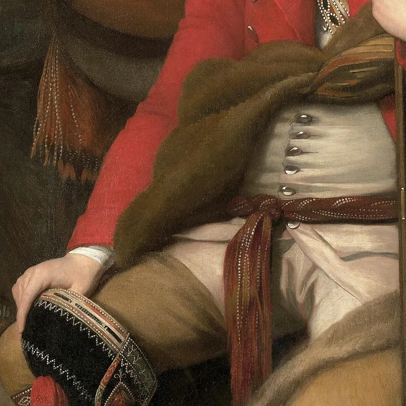 Il Colonnello Guy Johnson E Il Capitano Karonghyontye David Hill Benjamin West quadro stampa su tela