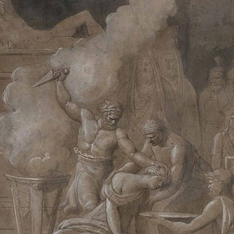 Morte Di Ifigenia Benjamin West
