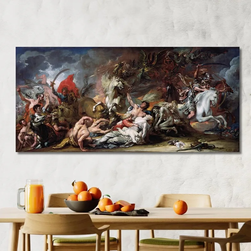 La Morte Sul Cavallo Pallido Benjamin West quadro stampa su tela