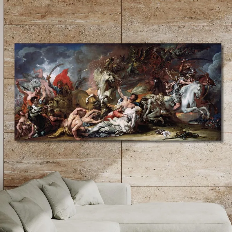 La Morte Sul Cavallo Pallido Benjamin West quadro stampa su tela
