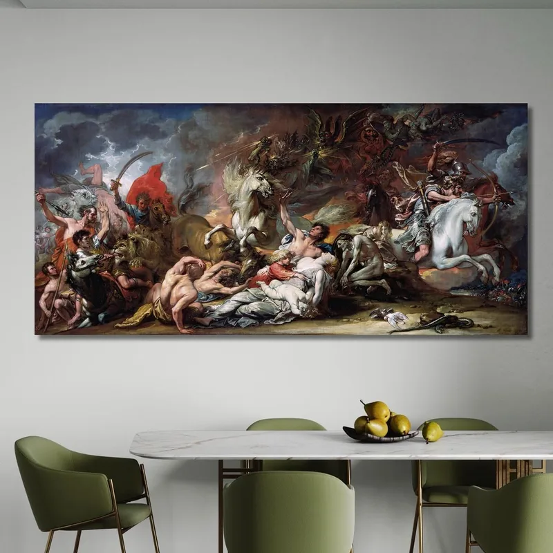 La Morte Sul Cavallo Pallido Benjamin West quadro stampa su tela