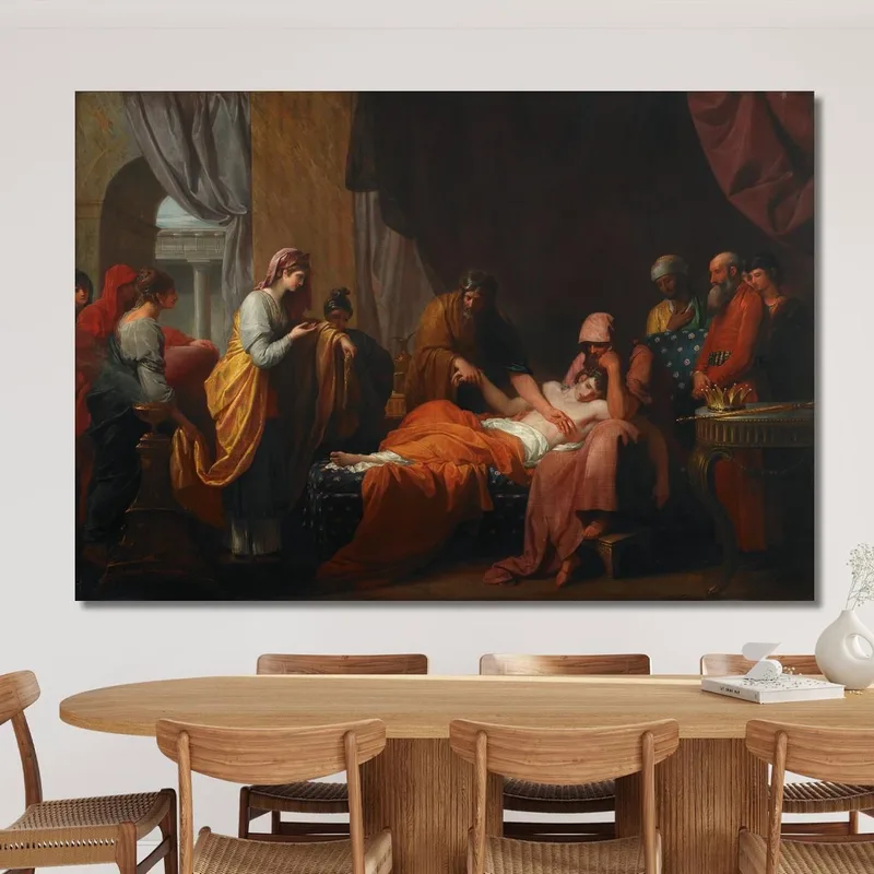 El Médico Erasístrato Descubre El Amor De Antíoco Por Estratónice Benjamin West